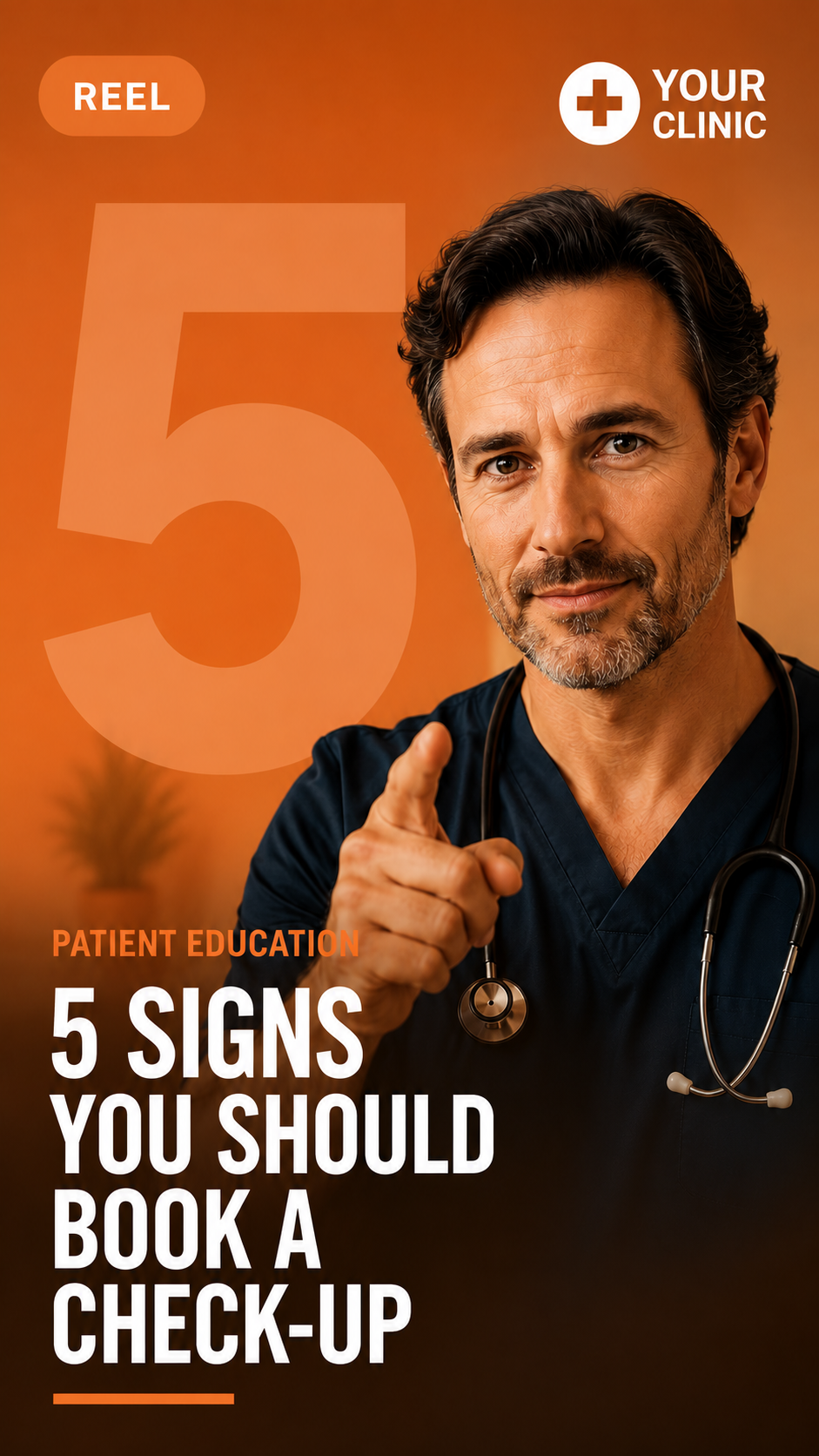 Reel &mdash; Patient education: 5 signs you should book a check-up